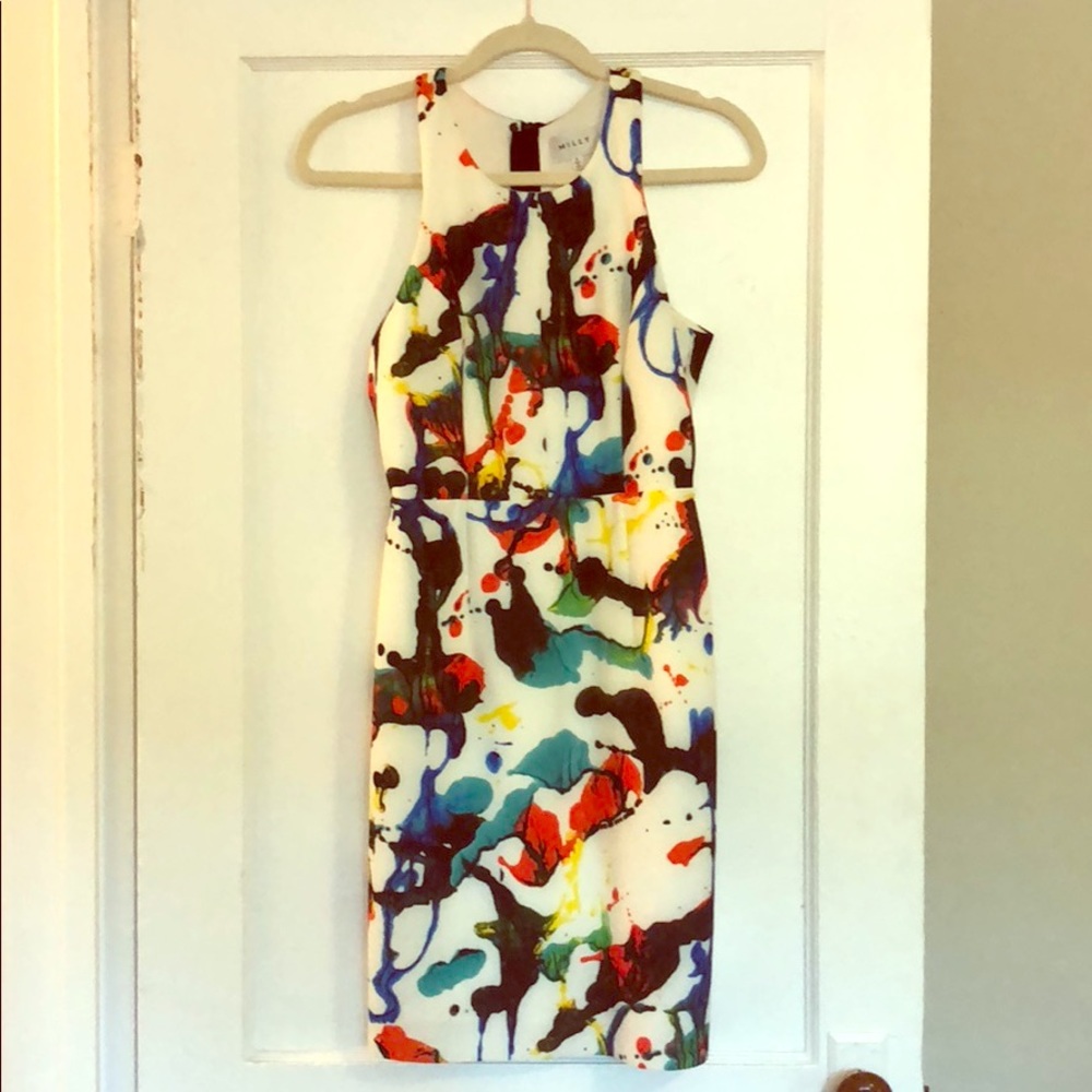 MILLY cocktail dress, multicolored, WORN ONCE